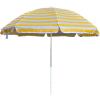Happy Green Strand napernyő, sárga-fehér 230cm