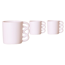 Happy Mug kerámiakaspó 9 cm x 10 cm Fehér kerti tárolás