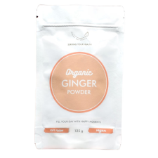 Happy Naturals organic gyömbér por 125 g vitamin és táplálékkiegészítő