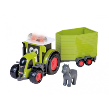 Happy People Class Traktor lószállítóval - Zöld autópálya és játékautó