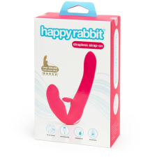 happyrabbit Happyrabbit Strapless - tartópánt nélküli felcsatolható vibrátor (pink) felcsatolható eszközök