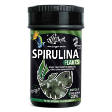 Haquoss | SPIRULINA FLAKES | Teljes értékű pehely, akváriumi haltáp - 250 ml / 40 g haleledel