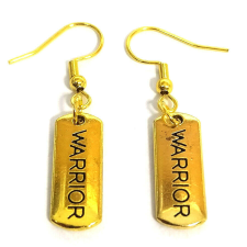  HARCOS fülbevaló, választható arany vagy ezüst színű akasztóval fülbevaló