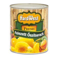 Hardwest őszibarack befőtt 820g konzerv