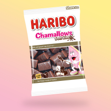  Haribo Chamallows Soft Kiss Extra csokoládés mályvacukor 175g csokoládé és édesség