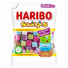 HARIBO Hungária Kft. Haribo Squidgies gyümölcs- és kólaízű habosított gumicukorka 80 g csokoládé és édesség