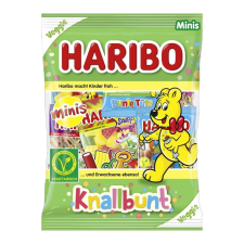Haribo Knallbunt Minis vegyes, gyümölcs- és kólaízű gumicukorka 230g csokoládé és édesség