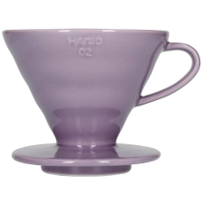 Hario Dripper V60-02, kerámia, lila kávéfőző