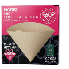 Hario Misarashi V60-02 - fehérítetlen, papír, 40db kávéfőző kellék