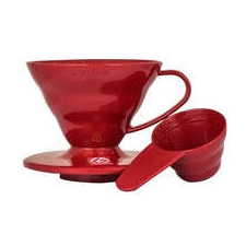 Hario V60 dripper csepegtető piros 01 kávéfőző