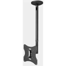 Harmantrade CM201 17"-40" monitor TV mennyezeti tartó fekete tv állvány és fali konzol