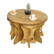  Harmónia dohányzóasztal négy székkel bútor