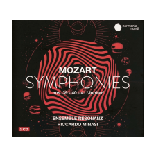 Harmonia Mundi Riccardo Minasi - Mozart: Symphonies Nos. 39-40-41 "Jupiter" (Cd) klasszikus