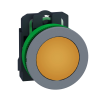  Harmony panelbe süllyesztett komplett műanyag LED jelzőlámpa, D30, 24VAC/DC, narancssárga, szürke körgyűrű XB5FVB5C0 Schneider
