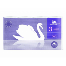 Harmony Toalettpapír 3-rétegű HARMONY SOFT FLORA AROMA – 8 tekercs 8584014804158 higiéniai papíráru