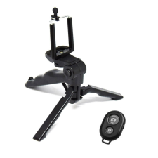 Három lábú tripod, mobiltelefon stabilizáló állvány - távirányítóval / 17 cm (ST08) tripod