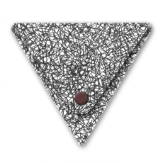  Háromszög pénztárca - WILD STROKES - Triangle Purse Small