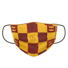 Harry Potter Griffendél Ház arcmaszk, poliészter, 2 réteg gyerekeknek tisztító- és takarítószer, higiénia