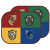  Harry Potter Houses napellenző ablakra 2 db-os