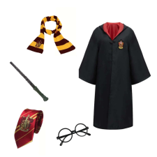 Harry Potter jelmezkészlet KidMania® kiegészítőkkel 5-7 éves gyerekeknek 125 cm jelmez