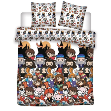  Harry Potter Spellbound dupla, kétszemélyes ágyneműhuzat 200×200cm, 63x63 cm Microfibre lakástextília