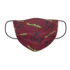 Harry Potter szemüveg arcmaszk, poliészter, 2 réteg gyerekeknek tisztító- és takarítószer, higiénia