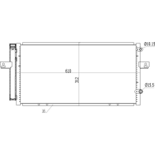 Hart kondenzátor, klíma hart 619 528 autóalkatrész