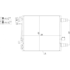 Hart kondenzátor, klíma hart 619 548 autóalkatrész