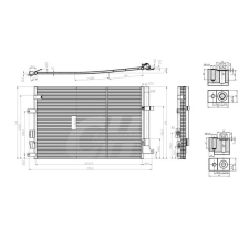 Hart kondenzátor, klíma hart 621 528 autóalkatrész