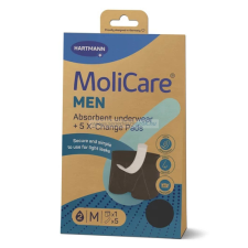  Hartmann MoliCare MEN mosható férfi nedvszívó alsónemű (M) + 5db betét gyógyászati segédeszköz