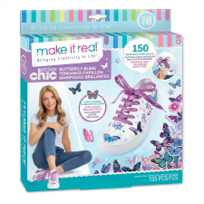 Hasbro Make It Real Sticker Chic cipődíszítés - pillangók kreatív és készségfejlesztő