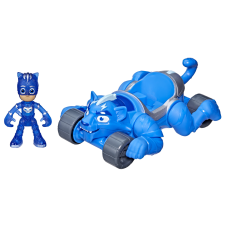 Hasbro PJ masks Animal Power Deluxe Animal Riders Catboy autópálya és játékautó