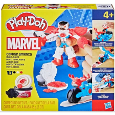 Hasbro Play-Doh Amerika kapitány Moto-Slicer motorral gyurmaszett 85g (G0555) kreatív és készségfejlesztő