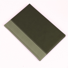  Határidőnapló Linett B/5, heti fehér lapokkal zöld-zöld Realsystem 2024. határidőnapló