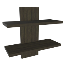  Hátfalas polc szett wenge 60 cm x 23 cm bútor