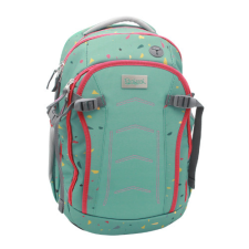 Hátitáska Rucksack Blue Terazzo zöld iskolatáska