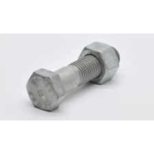  Hatlapfejű részmenetes csavar anyával DIN 931+Mu M24x75 8.8 Fvz. (ISO) barkácsolás, csiszolás, rögzítés