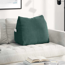  Hátpárna Sötétzöld 60 x 20 x 50 cm Bársonyos szövet lakástextília