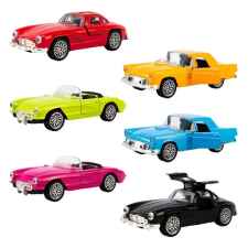  Hátrahúzós old timer kisautók, többféle Magni autópálya és játékautó