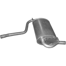  hátsó kipufogódob K02_18ALU kipufogó alkatrész