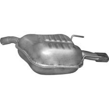  hátsó kipufogódob K17_636ALU kipufogó alkatrész