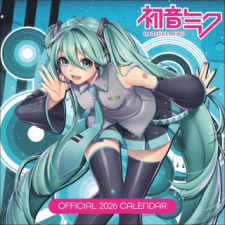  Hatsune Miku Broschurkalender 2026 (Naptár/Határidőnapló) naptár, kalendárium