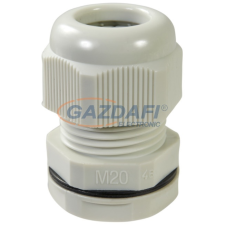 HAUPA 250044 Tömszelence, IP68, szürke, M 20, 10 db / cs villanyszerelés