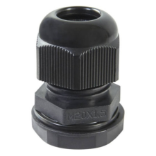 HAUPA Tömszelence hosszú menettel M20 +anya 10-14mm IP68 fekete 250088 Haupa villanyszerelés