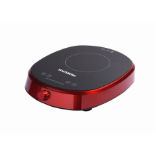 Hausberg HB-1527RS, 2000 W, Vörös, Elektromos, Egylapos Indukciós Főzőlap, Érintésvezérléssel főzőlap
