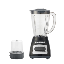 Hausberg HB-7770NG Turmixgép műanyag kancsóval 500W 1.5L Fekete turmixgép