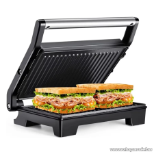 Hausmeister HM8811 Elektromos asztali grillsütő, kontakt grill, panini sütő, 1000 W grillsütő