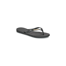 Havaianas Lábujjközös papucsok SLIM LOGO METALLIC Fekete 33 / 34