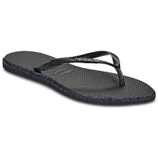 Havaianas Lábujjközös papucsok SLIM POINT GLITTER Fekete 41 / 42 női papucs