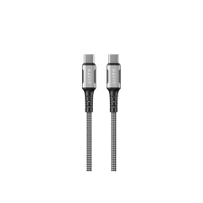 HAVIT 6939119077549 1 M USB C Fekete, Ezüst, Fehér kábel és adapter
